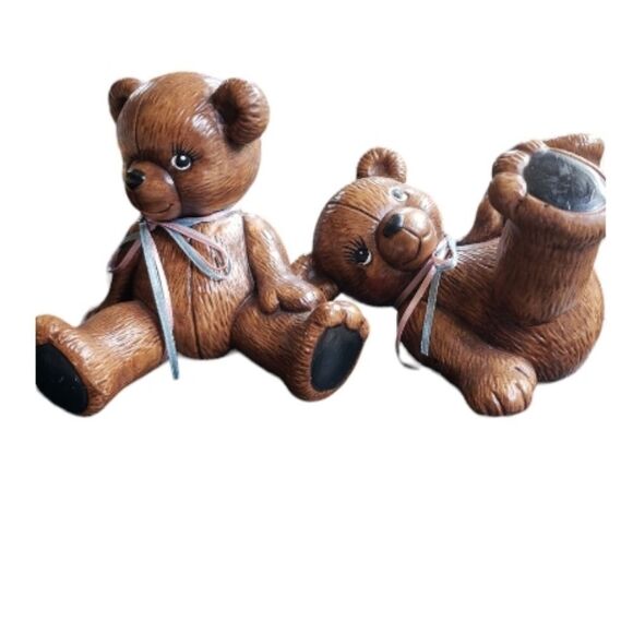 Old Ceramic Bears (2) - Picture 1 of 5